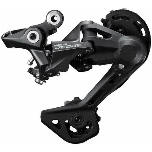 shimano переключатель задний shimano deore xt m8000 sgs top normal 11ск shadow цвет черный Переключатель задний Shimano Deore RD-M4120 SGS, 10/11 скоростей, черный, ERDM4120SGS