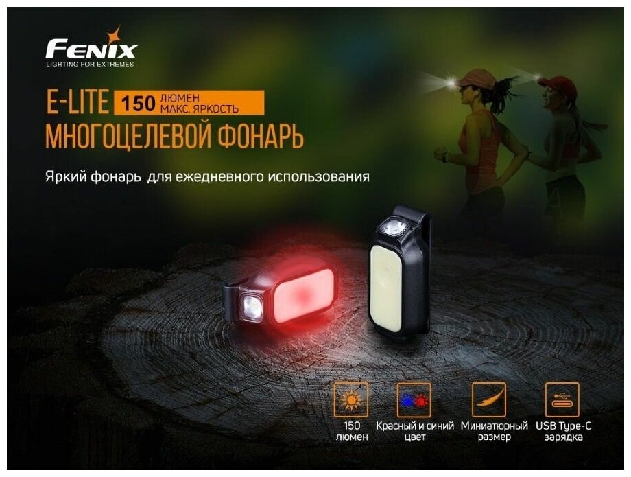 Набор фонарей Fenix HM70R + E-LITE, HM70RE-LITE - фото №6