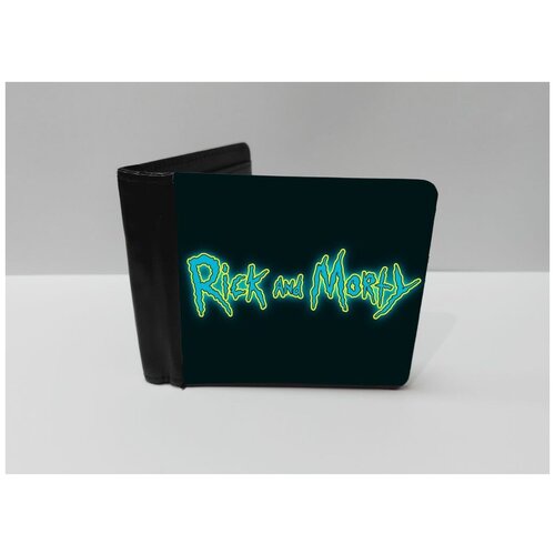 кошелек bugrikshop женский 9 5 11 5 принт рик и морти rick and morty 0012 Кошелек , мультиколор