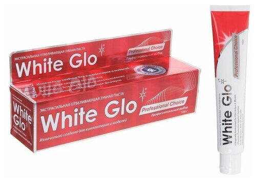 Отбеливающая зубная паста White Glo, «Профессиональный выбор», 100 г