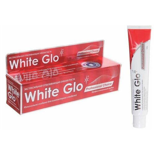Отбеливающая зубная паста White Glo, «Профессиональный выбор», 100 г зубная паста white glo для курящих 16 мл yellow