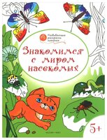 Вако Оранжевый котенок. Знакомимся с миром насекомых: развивающие раскраски для детей 5–6 лет