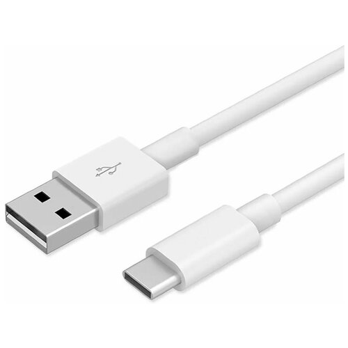 Кабель Type-C / USB для зарядки мобильных устройств / Длина 3 метра / Провод для телефона, планшета, наушников / Шнур с разъемом ЮСБ Тайп Си / Белый