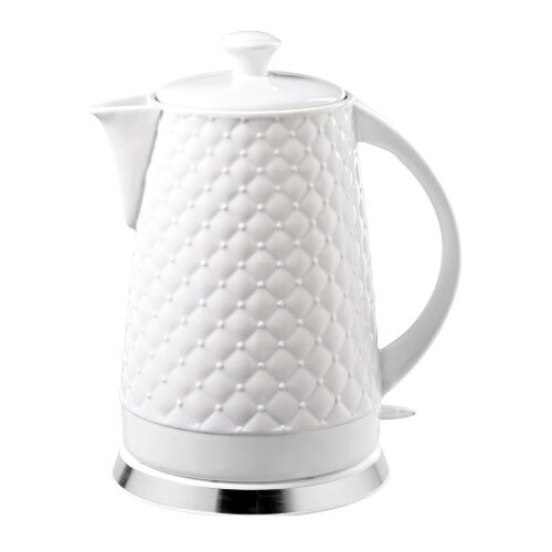 Чайник Kelli KL-1340, белый чайник kelli kl 1401 керамический 1 7л