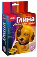 Натуральная глина LORI Объемная игрушка Маленький щенок (Пз/Гл-003)