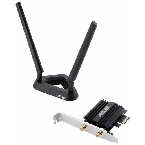 ASUS PCE-AX58BT // WI-FI 802.11ax, 2402 + 574Mbps, PCI-E Adapter, 2 antenna ; 90IG0610-MO0R00