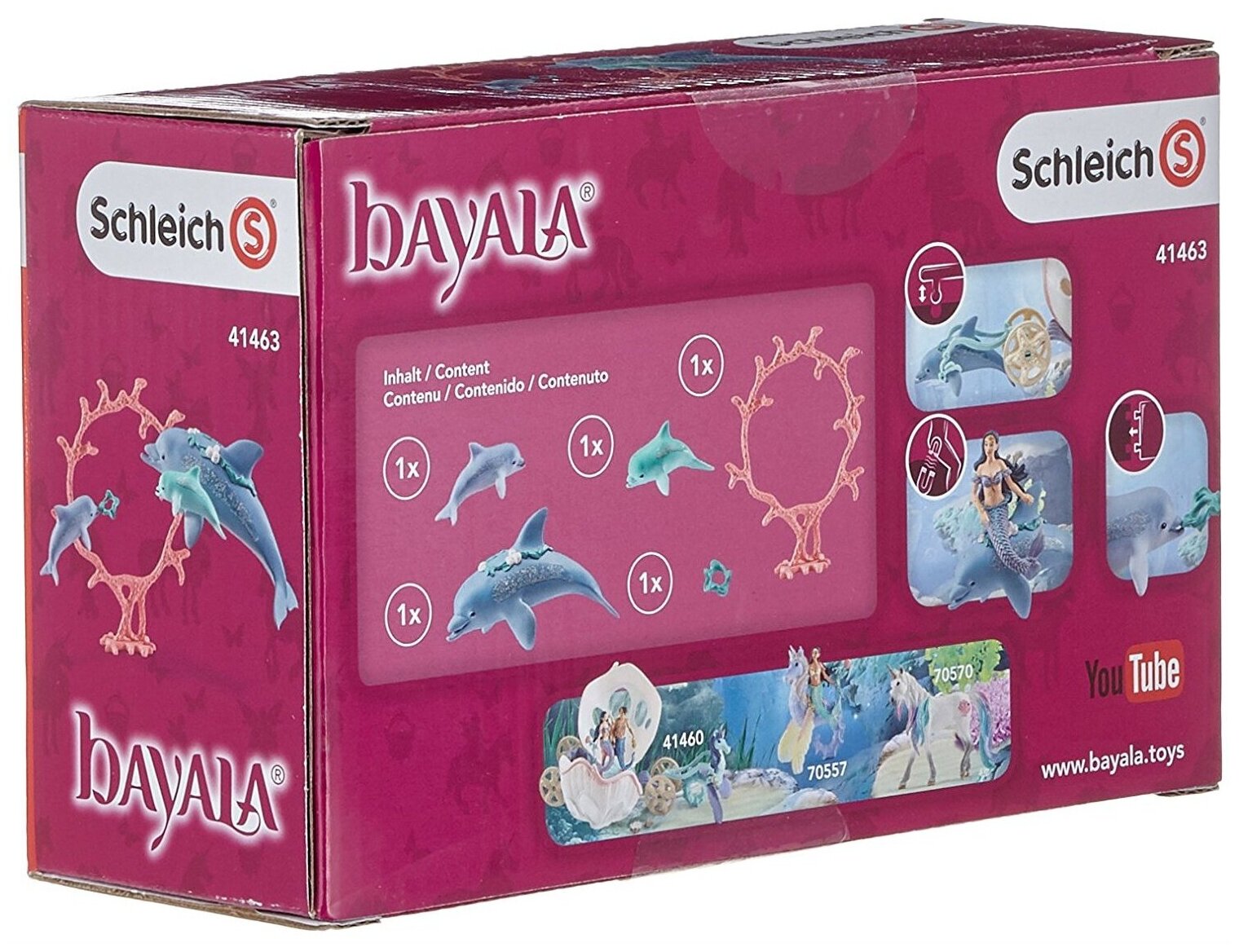 Мама дельфин с детенышами (Schleich 41463) - фото №4