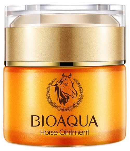 BioAqua Horseoil Ointment Увлажняющий крем для лица с лошадиным маслом, 50 мл