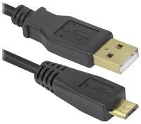 Кабель Defender USB - microUSB (USB08-06PRO) 1.8 м черный