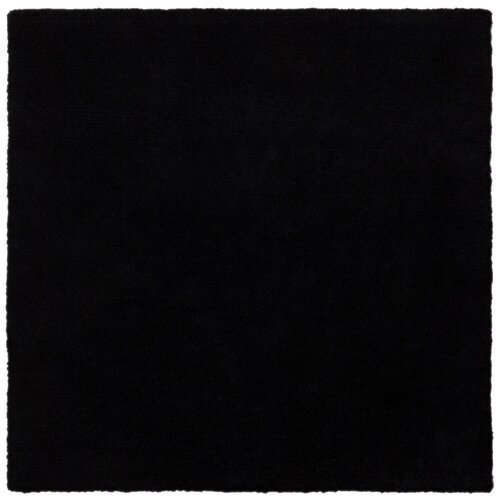 Ковер на пол 0,6 на 0,6 м в спальню, гостиную, чёрный Art Rugs Deep Silk Black/Square квадратный