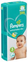 Pampers подгузники Active Baby-Dry 3 (6-10 кг) 54 шт.