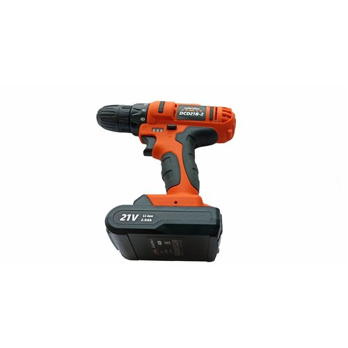 Дрель аккумуляторная DCD21B-2 DAMAN 21В Li-on 2 АКБ зарядка кейс2Ач 48 Н-м индикатор заряда 375000₽