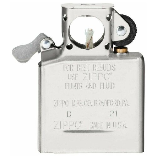 Трубочный вставной блок (инсерт) для широкой зажигалки Zippo, покрытие хром