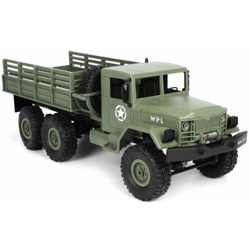 Радиоуправляемый грузовик Army Truck 6WD RTR масштаб 1:16 2.4G WPL WPLB-16-Green