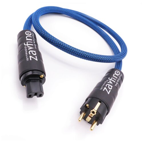 Кабель силовой Zavfino The Atlantic Power Cord 1.5m papri mps e 330 sp 24k gold plated banana plug connector 99 9997% ofc audio cable high quality hifi amplifier wire