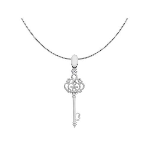 Подвеска, серебро, 925 проба, фианит