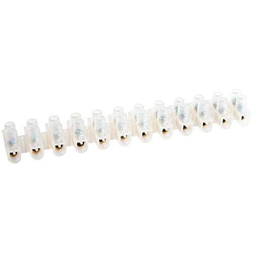 Колодка клеммная винтовая линейка 12 штук полиэтилен LD227-10A DIY арт 39896 220₽