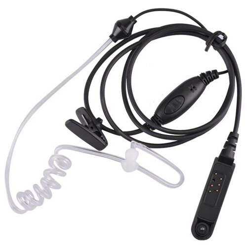 Гарнитура для раций Baofeng UV-XR, BF-A58, BF-9700, UV-9R с воздуховодом waterproof walkie talkie covert air acoustic tube earpiece earphone headset for baofeng uv xr a 58 uv 5rwp gt 3wp bf 9700 uv 9r