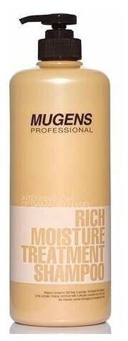 Шампунь увлажняющий для волос Mugens Rich Moisture Treatment Shampoo 1000g