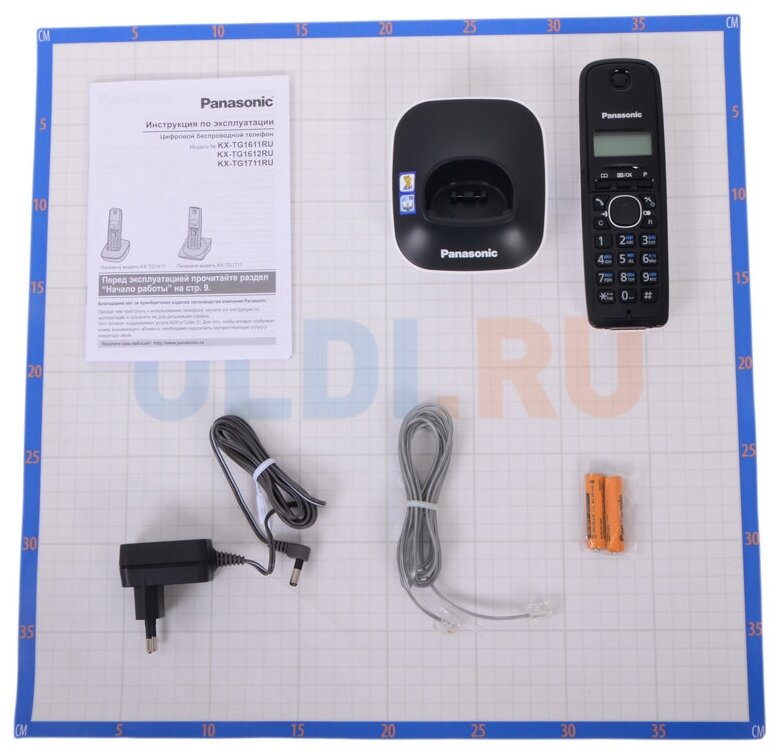 KX-TG1611RUW Panasonic KX-TG1611RUW - Беспроводной телефон Panasonic DECT - фотография № 16