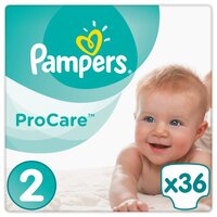 Pampers подгузники ProCare 2 (3-6 кг) 36 шт.