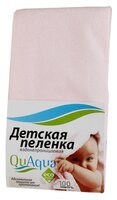 Многоразовые пеленки Qu Aqua непромокаемая Caress ECO 50х60 розовый