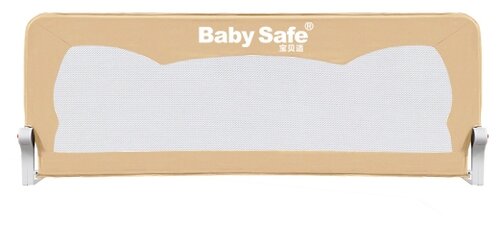 Baby Safe Барьер на кроватку Ушки 150 см XY-002B.CC, 150х42 см, бежевый