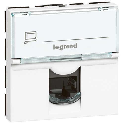 MOSAIC RJ45 FTP кат6 1мод бел Legrand 076562