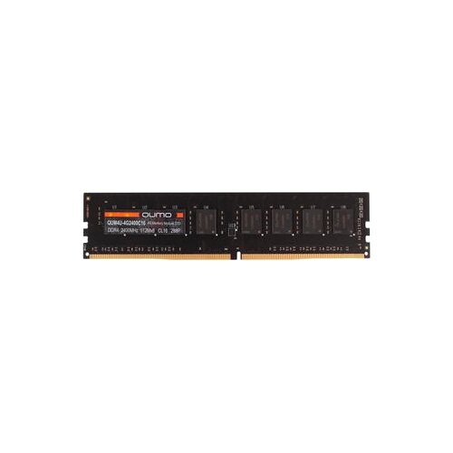 Память DDR4 4Gb QUMO PC192002400MHz CL19 12V QUM4U-4G2400C16 RTL 111000₽