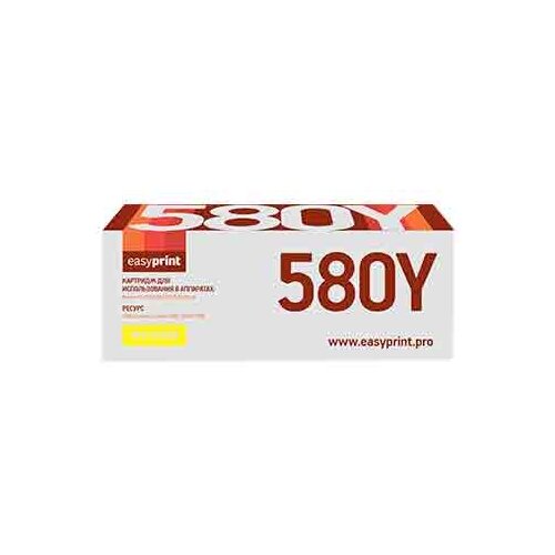 Картридж EasyPrint LK-580Y, 2800 стр, желтый картридж superfine для kyocera tk580y fs c5150dn 2 8k yellow совместимый