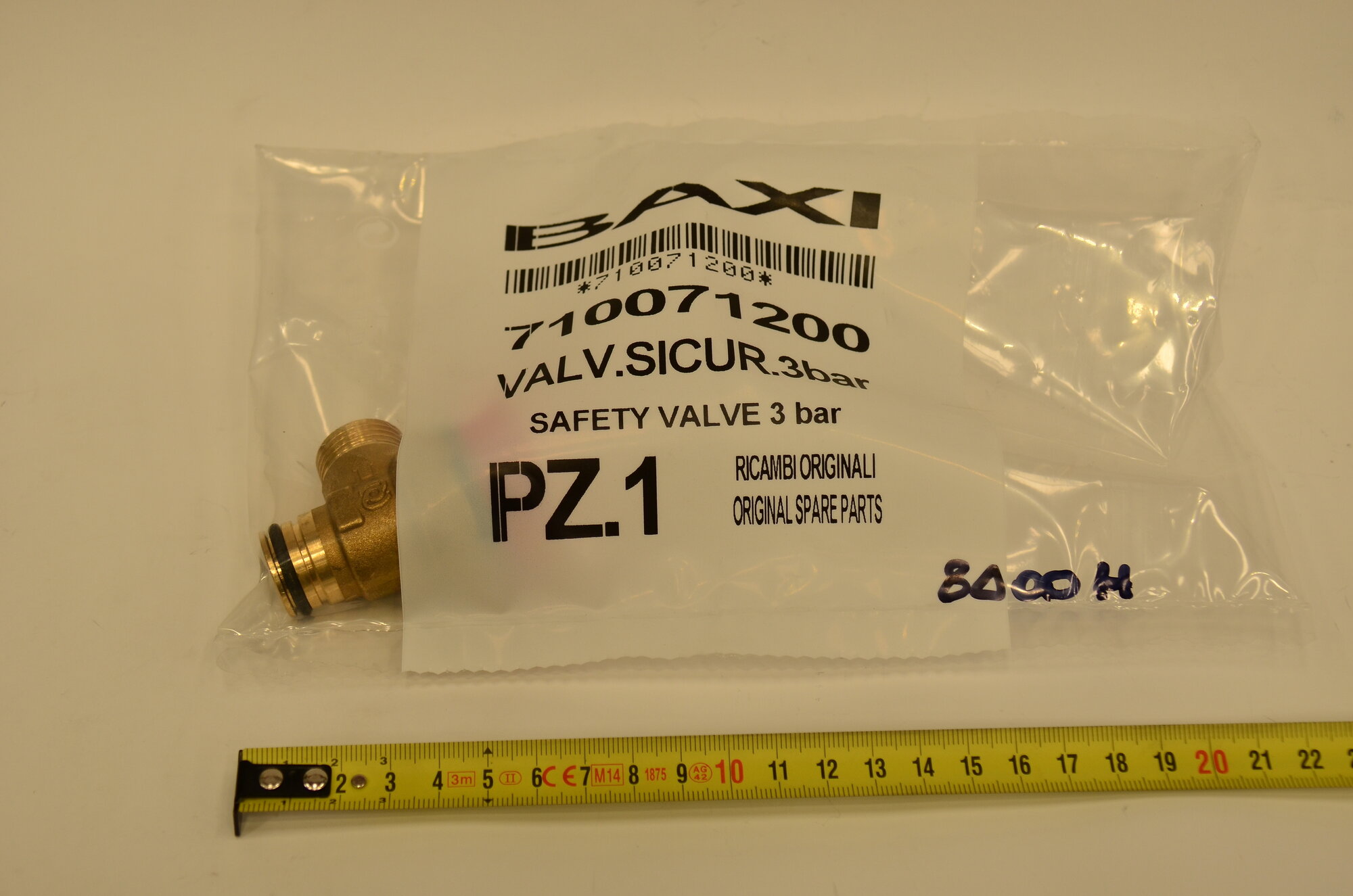 710071200 Предохранительный клапан Baxi — фото 1