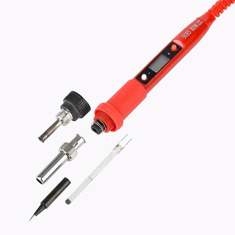 Электрические Паяльники Электрический паяльник JCD 908S 80 Вт, 908S KIT4, экспресс, 80 Вт, США