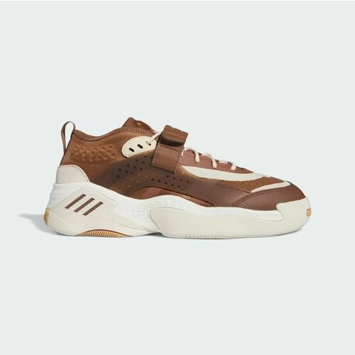 Кроссовки adidas Streetball, полнота F, размер 7.5 UK, коричневый
