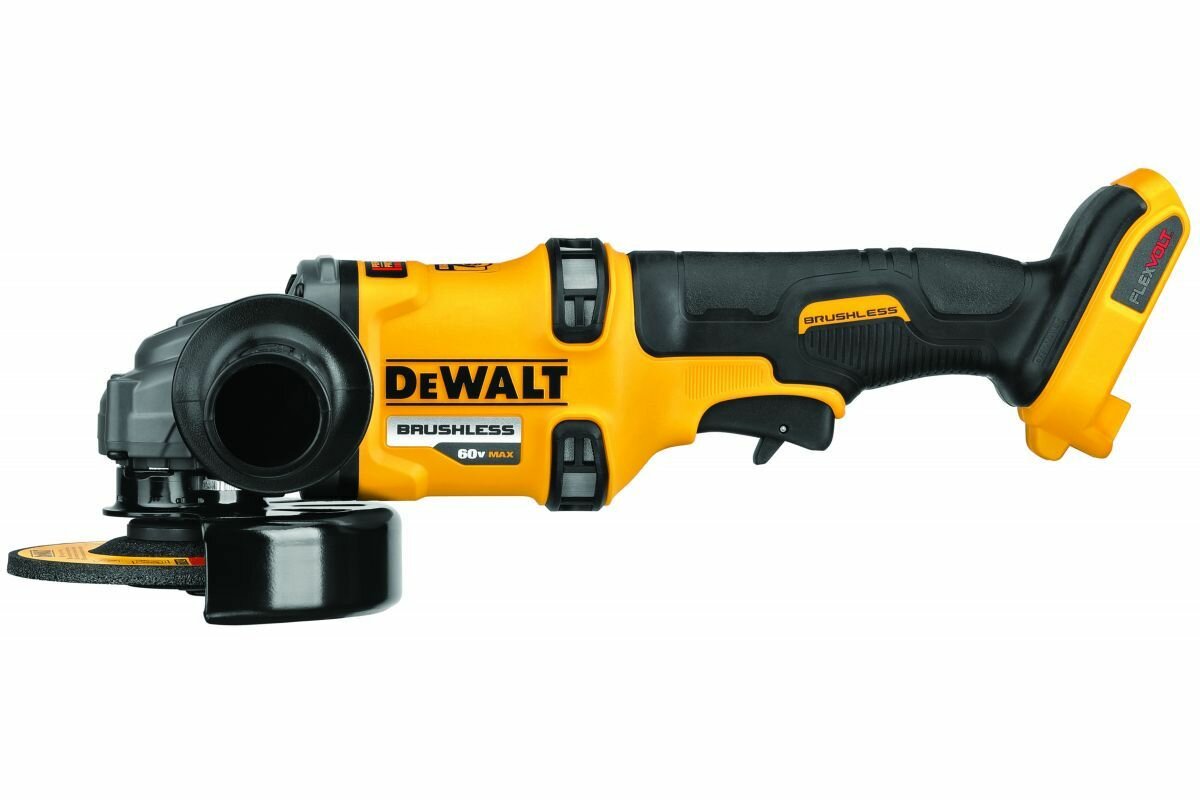 Машина шлифовальная угловая аккумуляторная DeWalt DCG418N - фото №2