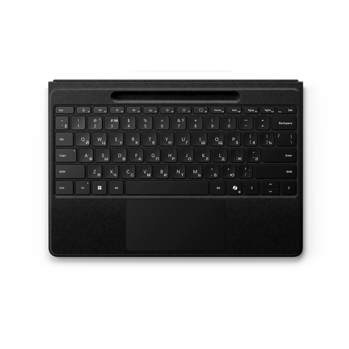 Клавиатура Microsoft Surface Pro Flex Keyboard with Copilot button Alcantara with pen storage Black model 2082 64900₽