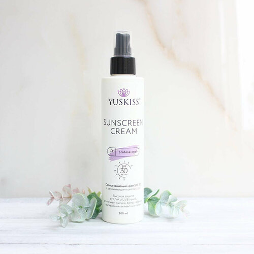Крем SPF 30 с увлажняющим комплексом YUSKISS, 200 мл