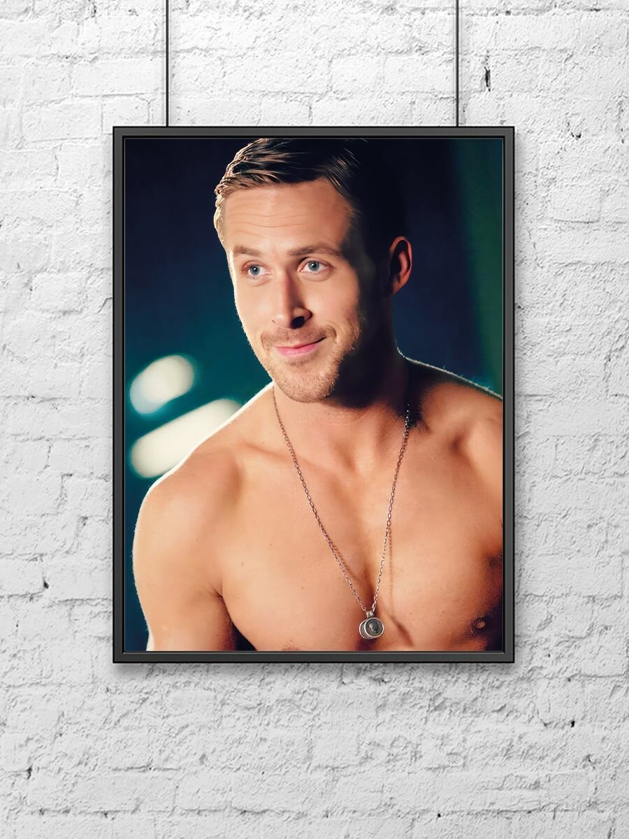 Постер для интерьера на стену (30х40 см). Актер Райан Гослинг (Ryan Gosling)