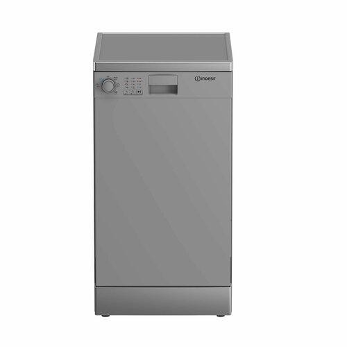 Узкая посудомоечная машина Indesit DFS 2A59 S, 45 см, серебристый