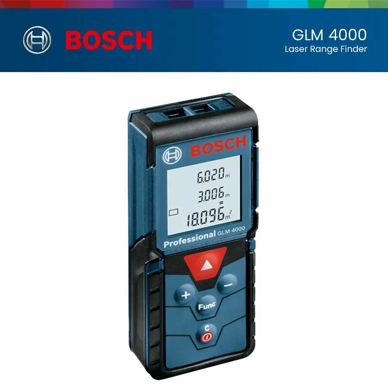 Лазерный дальномер Bosch GLM 4000 Professional диапазон измерения: 40 м