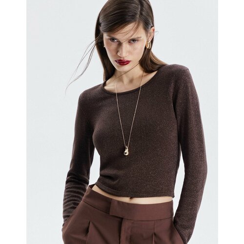 фото Джемпер gloria jeans gj black, размер s (40-42), , коричневый