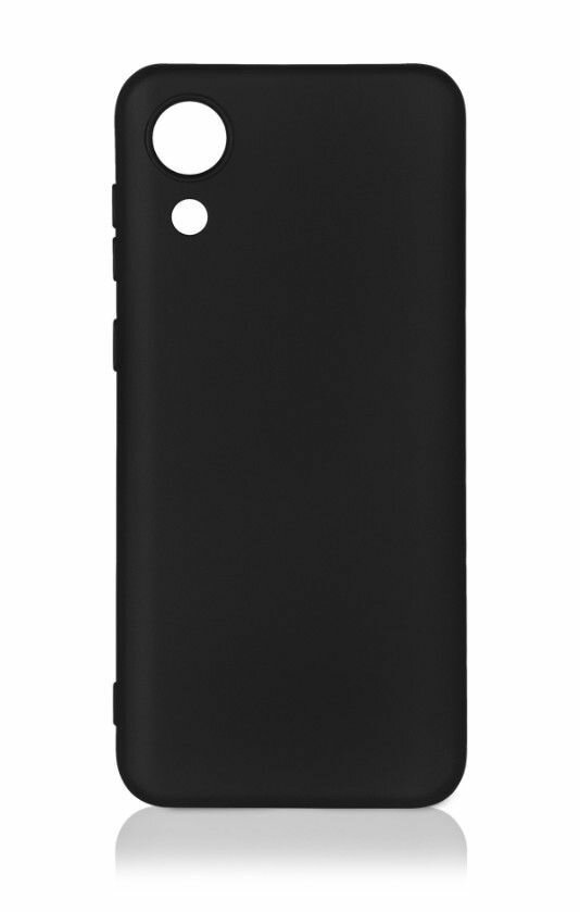 Чехол-накладка DF для Samsung Galaxy A03 Core (черный)