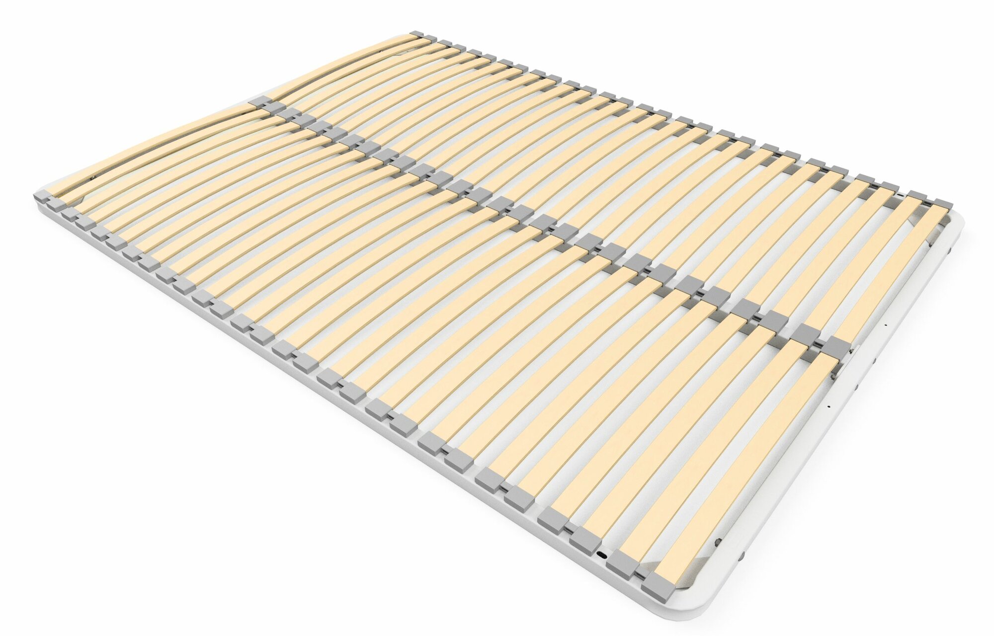 No-standard 140x200 Ортопедическое основание для кровати разборное, профиль 30х30х1,5мм, узкие ламели 60 шт. Без ножек