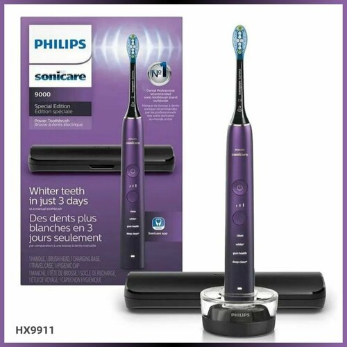 Прибор для чистки зубов Philips Sonicare HX9911 фиолетовый 17189₽