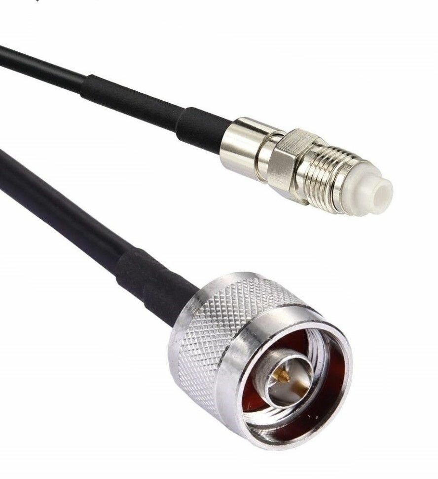 Кабельная сборка 5D-FB с разъемами FME-female - N-male 2 метра