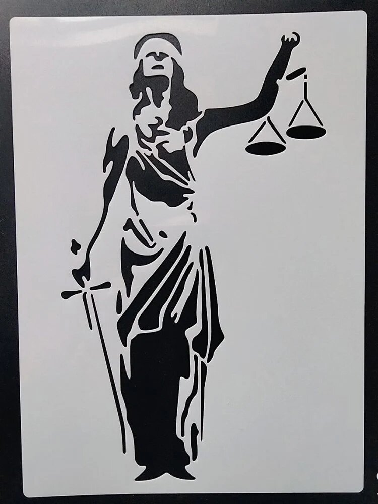 Пластиковый трафарет «Ангел» 21х29 см