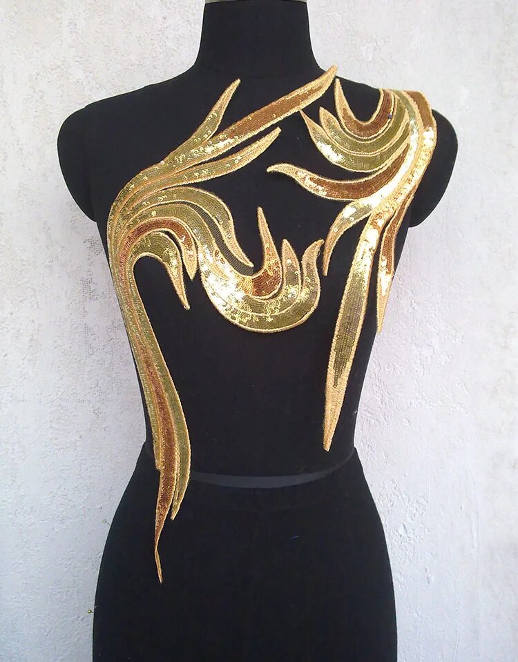 Набор декоративных элементов для пошива ZYLPYY Style1 Gold