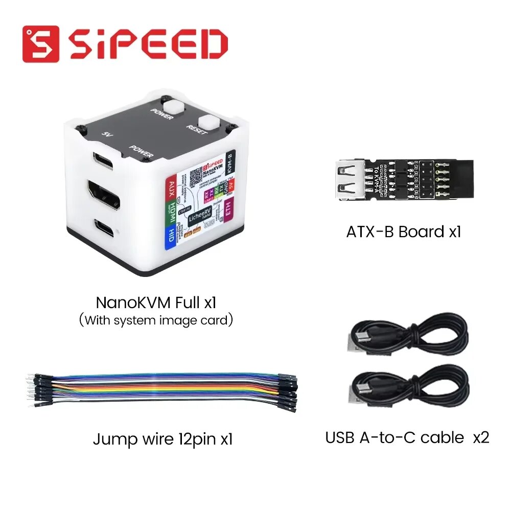 Sipeed NanoKVM Full Мини-сервер, KVM Full White 1PCS