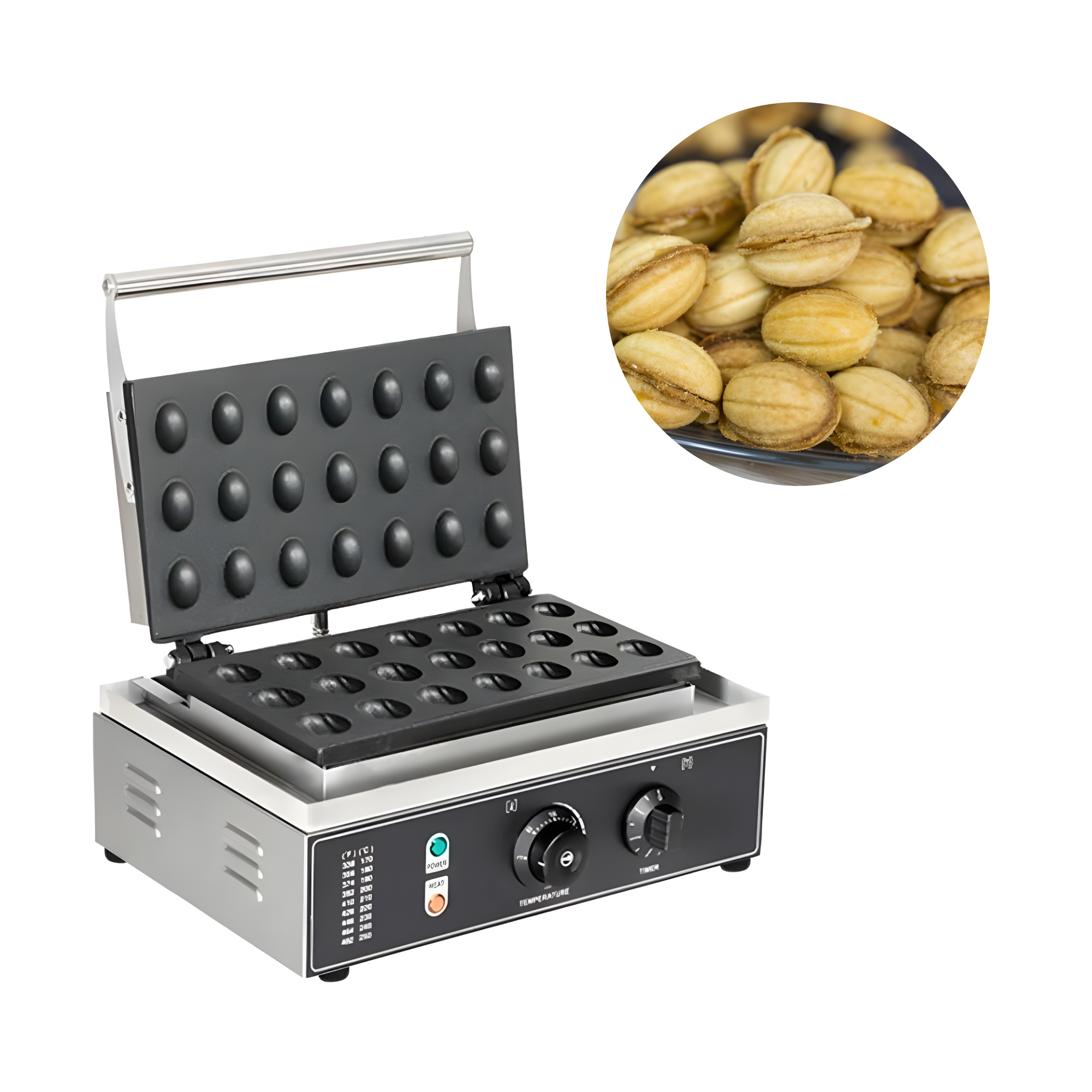 Вафельница-орешница AIRHOT WT - 21 NUT, 1.4 кВт, 220 В, 350x305x195 мм