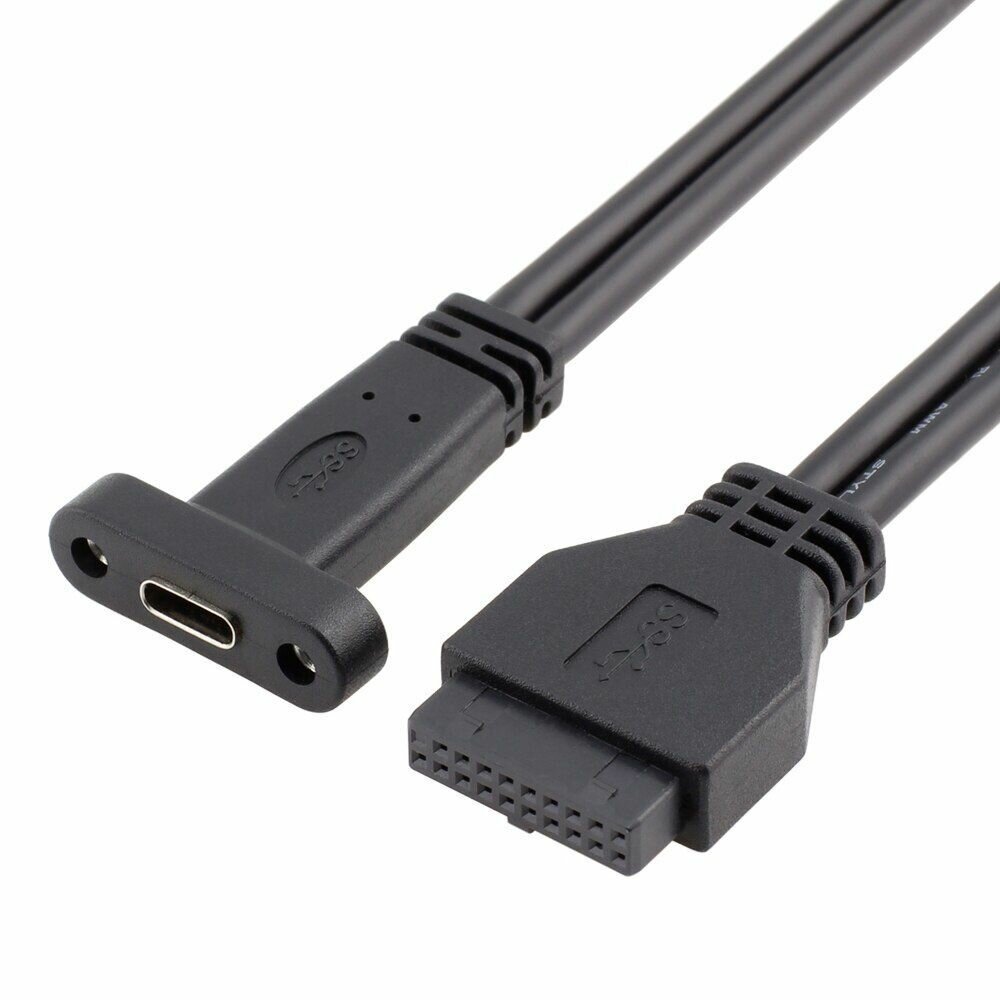 Планка портов 1 x USB Type-C, USB3.2 Gen1 20Pin (ORIENT C080) — фото 1
