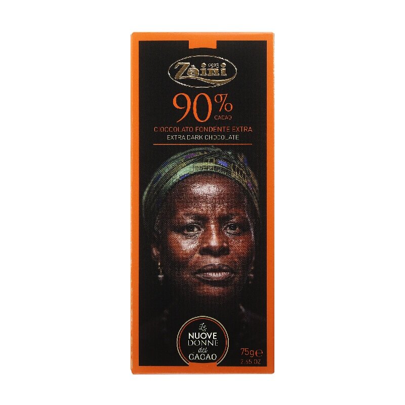 Шоколад ZAINI темный шоколад 90% "Women of cocoa" 75г